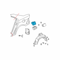 OEM Acura Adapter, Fuel Cap Diagram - 63915-SEA-300ZZ