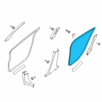 OEM Nissan Sentra Welt-Body Side, Rear LH Diagram - 76924-3SG1A