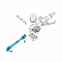 OEM Hyundai Accent Joint Assembly-Steering Diagram - 56400-H5000