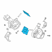 OEM Ford Explorer Turbocharger Gasket Diagram - L1MZ-9448-A