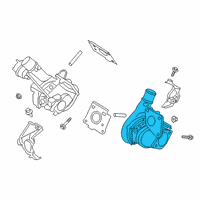 OEM 2022 Lincoln Aviator Turbocharger Diagram - L1MZ-6K682-B