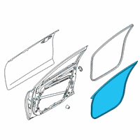 OEM Kia Forte W/STRIP Assembly-Fr Dr S Diagram - 82140M7000