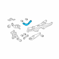 OEM 2007 Saturn Aura Upper Control Arm Diagram - 25850211