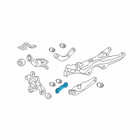 OEM 2010 Pontiac G6 Front Lateral Link Diagram - 25850210