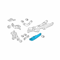 OEM 2010 Chevrolet Malibu Lower Control Arm Diagram - 22632794