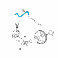 OEM 2020 Infiniti Q50 Hose-Brake Booster Diagram - 47474-4HL6A