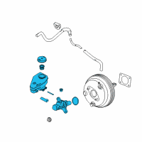 OEM 2021 Infiniti Q50 Cylinder Brake Master Diagram - D6010-4GK7A