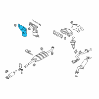 OEM Ford Escape Heat Shield Diagram - 9L8Z-5E258-A