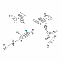 OEM 2012 Ford Escape Hanger Insulator Diagram - 9L8Z-5A262-A