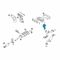 OEM 2009 Mercury Mariner Converter Diagram - 9L8Z-5E212-A