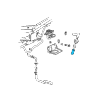 OEM 2003 Pontiac Grand Prix Hose-Secondary Air Injection Pump Diagram - 24508243