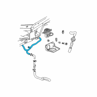 OEM 2001 Chevrolet Impala Pipe Asm-Secondary Air Injection Diagram - 24505934