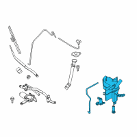 OEM Nissan Tank Assy-Windshield Washer Diagram - 28910-9UF0A