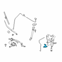 OEM 2018 Nissan Murano Pump Assy-Front Washer Diagram - 28920-5AA0A