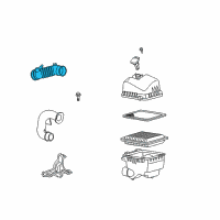 OEM Scion xD Air Hose Diagram - 17880-37050