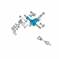 OEM 2012 Nissan Pathfinder Carrier-Gear Diagram - 38511-8S110