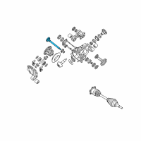 OEM 2015 Nissan Titan FLANGE Assembly - Side Diagram - 38230-8S11A