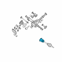 OEM 2009 Nissan Pathfinder Repair Kit-Dust B00T, Inner Diagram - 39741-7S026