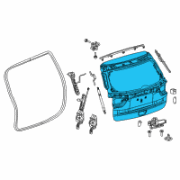 OEM 2020 Jeep Compass LIFTGATE Diagram - 68242348AA