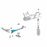 OEM 2002 Ford E-250 Econoline Radius Arm Diagram - F6UZ-3A360-BA