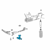 OEM Ford E-350 Super Duty Knuckle Diagram - 9C2Z-3105-D