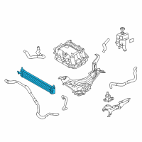OEM Lexus CT200h Radiator Assembly Diagram - G9010-76011