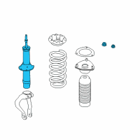 OEM 2019 Infiniti Q50 Shock Absorber Kit-Front Diagram - E6110-4GC0D