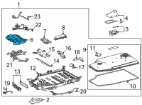 OEM 2021 Toyota RAV4 Junction Block Diagram - G3860-42010