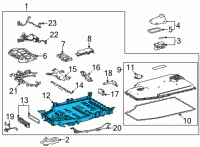 OEM Lexus Carrier, Traction Ba Diagram - G9611-42010