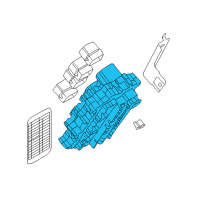 OEM 2013 Nissan Murano Block Junction Diagram - 24350-1TJ1A