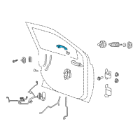 OEM 2017 Jeep Compass Handle-Exterior Door Diagram - 5074194AG