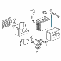 OEM Bolt, Battery Setting (191MM) Diagram - 31513-TBA-A10