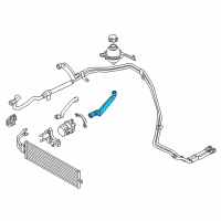 OEM 2015 BMW ActiveHybrid 3 Coolant Hose Diagram - 17-12-7-610-553