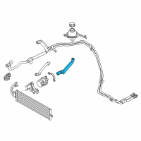 OEM 2014 BMW ActiveHybrid 3 Coolant Hose Diagram - 17-12-7-610-553