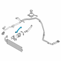 OEM 2013 BMW ActiveHybrid 3 Coolant Hose Diagram - 17-12-7-605-321