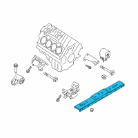 OEM 2021 Ford Expedition Transmission Crossmember Diagram - FL3Z-6A023-A