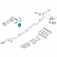 OEM 2017 BMW M2 V-Band Clamp Diagram - 18-30-7-620-349