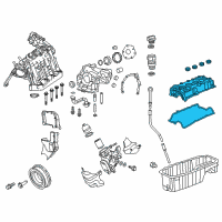 OEM 2017 Jeep Renegade Covert-Cylinder Head Diagram - 68367428AA