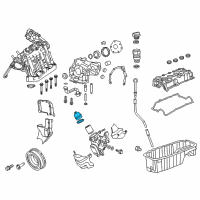 OEM 2018 Jeep Renegade Cover-Oil Filter Housing Diagram - 68210983AA