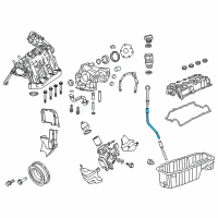 OEM 2016 Jeep Renegade Tube-Engine Oil Indicator Diagram - 68268730AA
