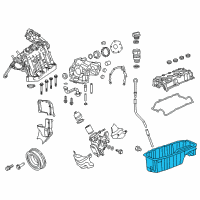 OEM 2016 Jeep Renegade Pan-Engine Oil Diagram - 4893150AB