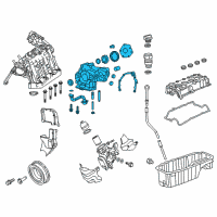 OEM Jeep Pump-Engine Oil Diagram - 68303270AA