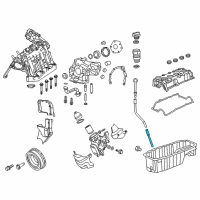 OEM 2017 Jeep Renegade Tube-Engine Oil Indicator Diagram - 68211420AA