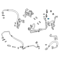 OEM Ford AC Line Seal Diagram - 1W1Z-19E889-HB