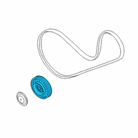 OEM 2022 BMW X5 MECHANICAL BELT TENSIONER Diagram - 11-28-9-455-974