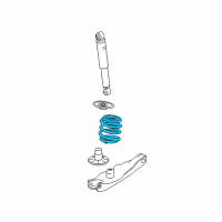 OEM 2008 Chevrolet Malibu Coil Spring Diagram - 22731053