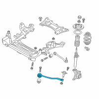OEM 2014 BMW X3 Rubber Mounting Right Tension Strut Diagram - 31-10-6-787-674