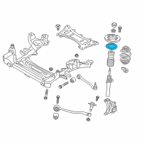 OEM 2014 BMW X3 Upper Spring Pad Diagram - 31-33-6-856-171