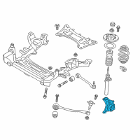 OEM 2015 BMW X3 Steering Knuckle, Right Diagram - 31-21-6-857-414