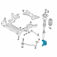 OEM 2013 BMW X3 Steering Knuckle, Right Diagram - 31-21-6-857-414